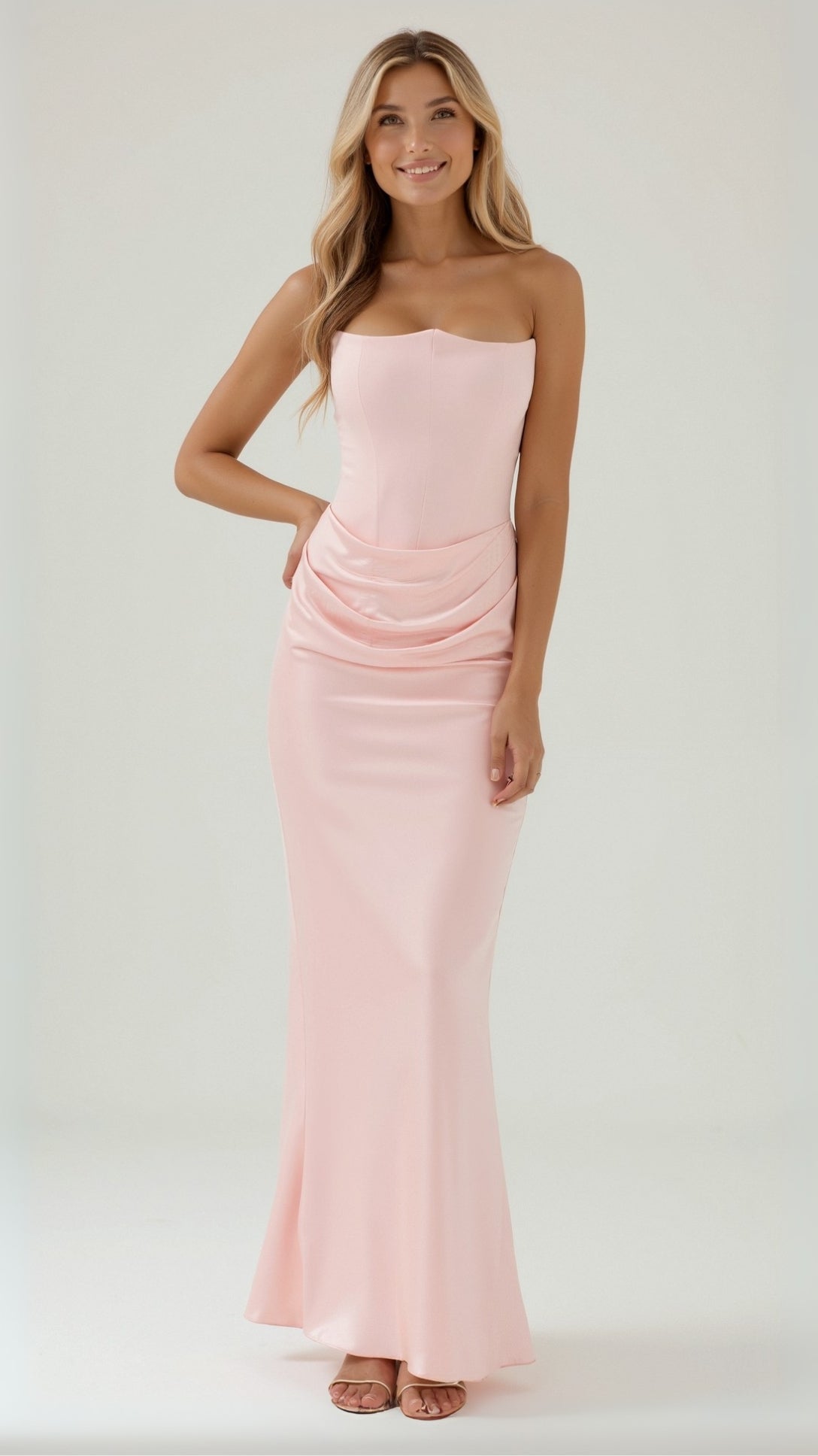 Women's Column Long Dress Sleek Elongated Silhouette Wedding Guest Formal Evening Elegant – Alice