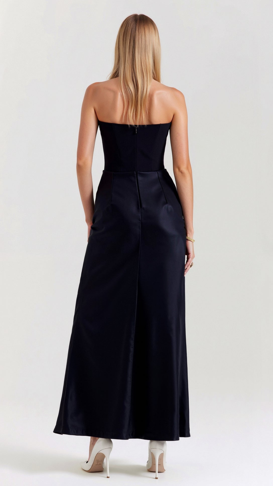 Women's Column Long Dress Sleek Elongated Silhouette Wedding Guest Formal Evening Elegant – Alice