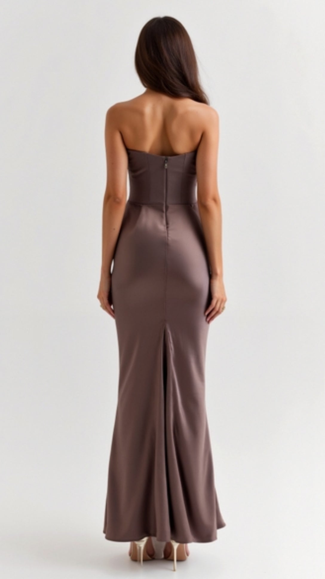 Women's Column Long Dress Sleek Elongated Silhouette Wedding Guest Formal Evening Elegant – Alice
