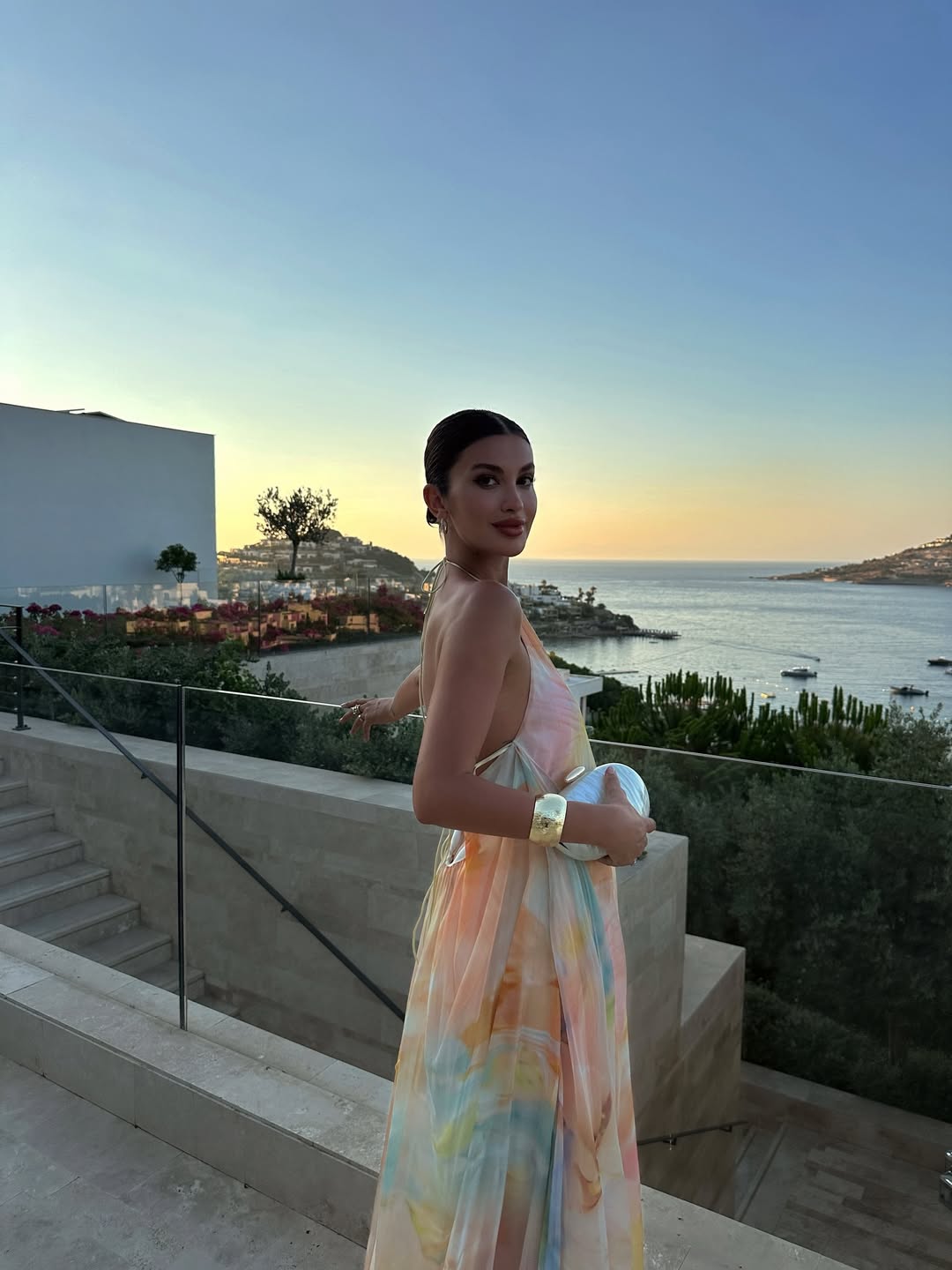 Women's Printed Halter Long Dress Summer Wedding Guest Garden Party Beach Vacation Boho Formal – Corinna