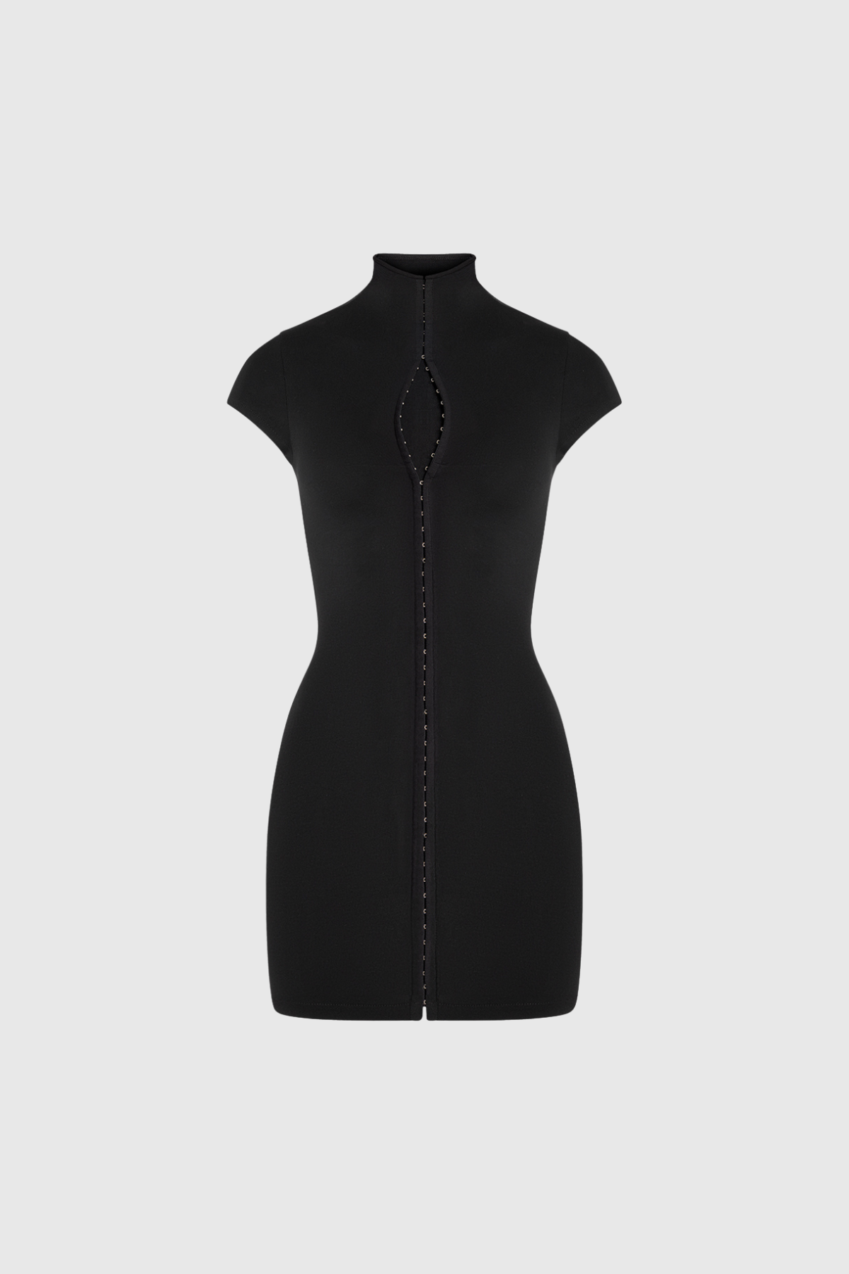 Women's Bodycon Hook Front Mini Dress Sexy Night Out Cocktail Party Date Night Club Evening Formal – Esme Black