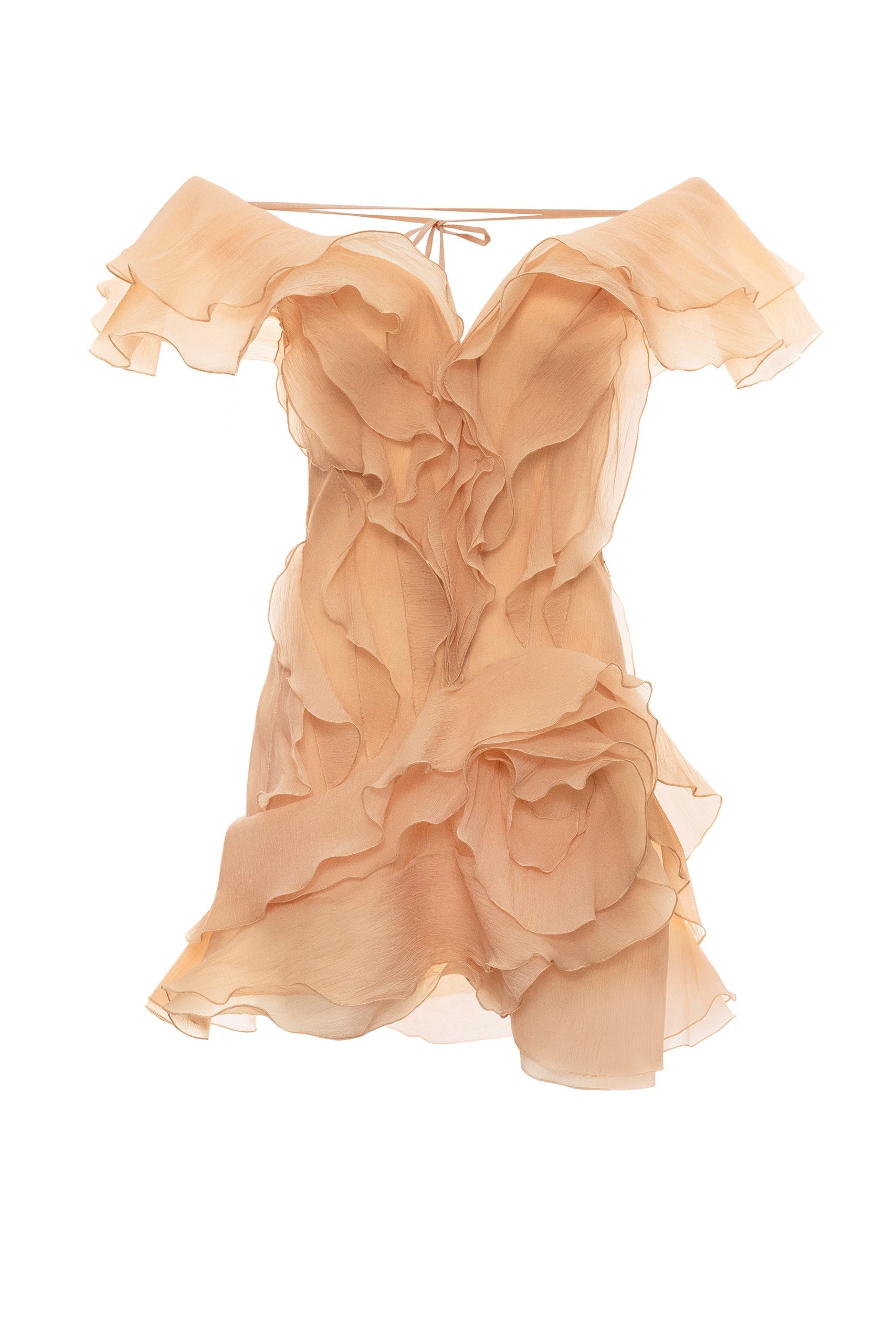 Women's Off-Shoulder Ruffled V-Neck Mini Dress Formal Party  Bridal Shower Date Night Vacation – Jazlyn