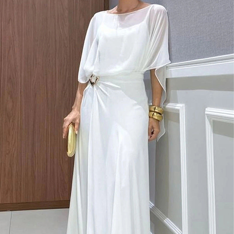 B - Women's Minimalist Solid Color Sleeveless Crop Top Wide Leg Pants Two-Piece Set Jumpsuit Polyester Casual Formal Work Summer – Clarity