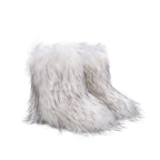 Women's Fur Boots – Fluffy Faux Fur Ankle