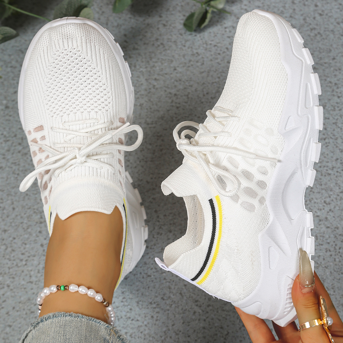 Women's Orthopedic Sneakers Wide Toe Box Arch Support Foot Pain Relief Chunky – Maica