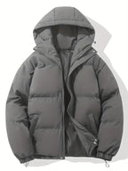 Puffer Jacket for Women – Hooded Zip-Up with Quilted Baffled Panels - Lolly 