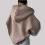Pullover Hoodie – Oversized Open V-Collar with Drop Shoulders - Lolly 