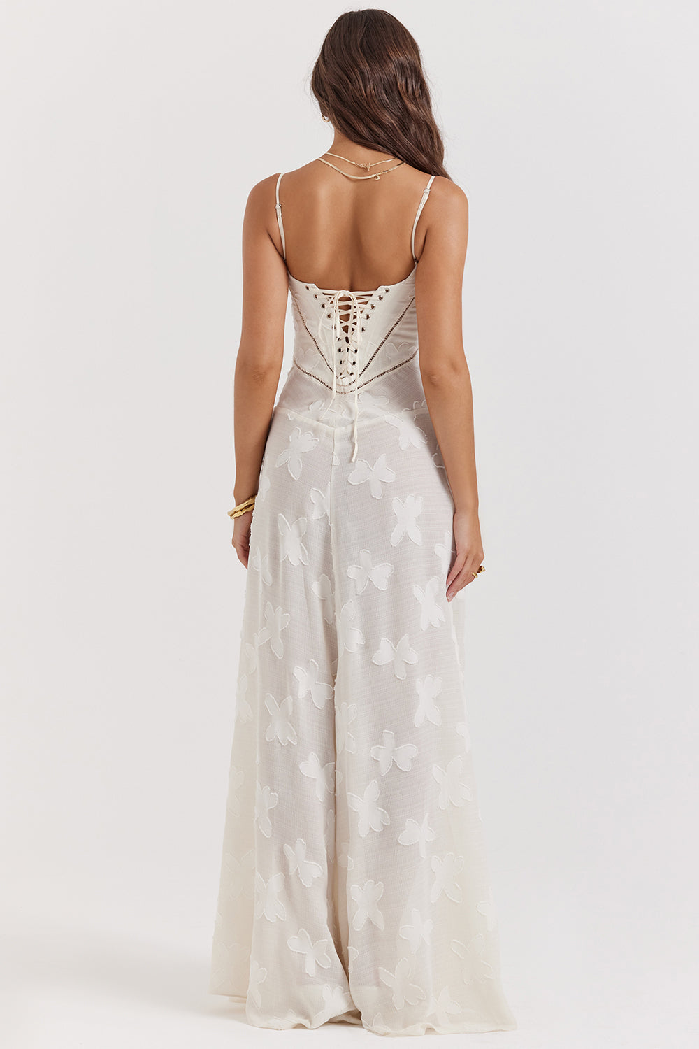 Women's Long Long Dress Square Neckline Fitted Waist Elegant Wedding Bridal Summer Party – Selena