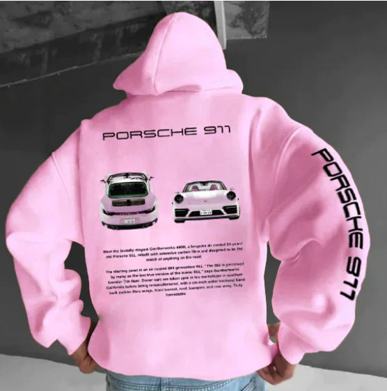 Unisex Porsche 911 GT3 RS Graphic Hoodie Pullover Car Enthusiast Streetwear - Lolly 