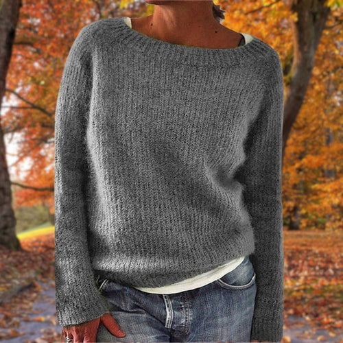 Women's Classic Merino Wool Sweater Soft Warm Relaxed Fit Timeless Casual Pullover Winter – Pleun - Lolly 