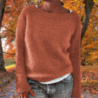 Women's Classic Merino Wool Sweater Soft Warm Relaxed Fit Timeless Casual Pullover Winter – Pleun - Lolly 