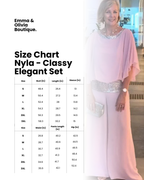 Women's Classy Elegant Two-Piece Set Embellished Top & Wide Leg Maxi Skirt Formal Evening Gala Wedding Guest Mother of the Bride Cocktail Party – Nyla - Lolly 