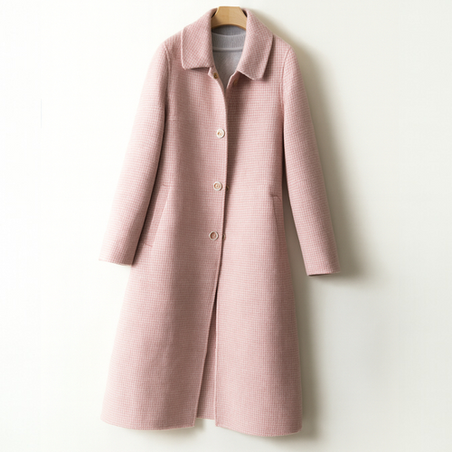 Women's Coat Single-Breasted A-Line Spread Collar - Lolly 
