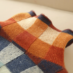 Women's Colorblock Knit Sweater Oversized Pullover Casual Winter - Lolly 