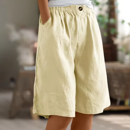 Women's Comfort Shorts Relaxed Fit Breathable Lightweight Casual Everyday Warm Weather – Renee - Lolly 