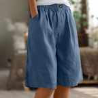 Women's Comfort Shorts Relaxed Fit Breathable Lightweight Casual Everyday Warm Weather – Renee - Lolly 