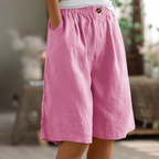 Women's Comfort Shorts Relaxed Fit Breathable Lightweight Casual Everyday Warm Weather – Renee - Lolly 