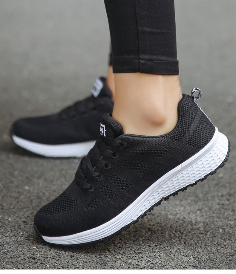 Women's Ergonomic Lightweight Breathable Mesh Sneakers Casual Walking Running Comfort Everyday Shoes - Lolly 