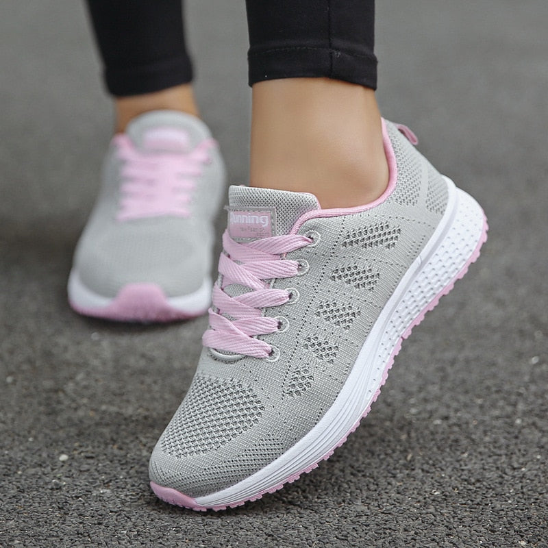 Women's Ergonomic Lightweight Breathable Mesh Sneakers Casual Walking Running Comfort Everyday Shoes - Lolly 