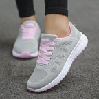 Women's Ergonomic Lightweight Breathable Mesh Sneakers Casual Walking Running Comfort Everyday Shoes - Lolly 