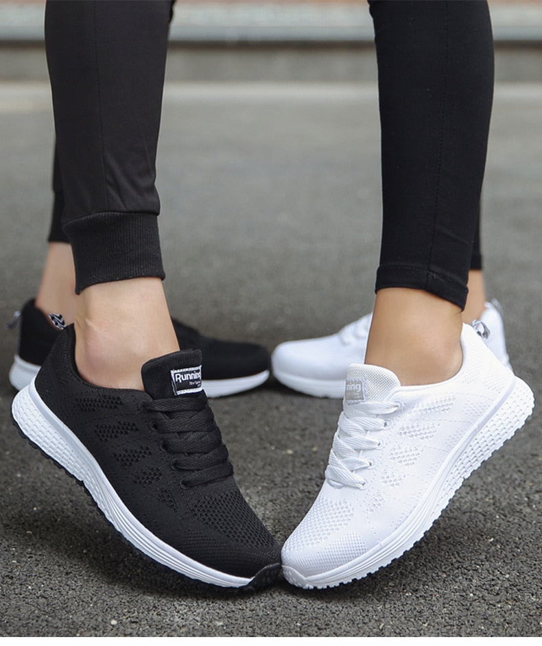 Women's Ergonomic Lightweight Breathable Mesh Sneakers Casual Walking Running Comfort Everyday Shoes - Lolly 