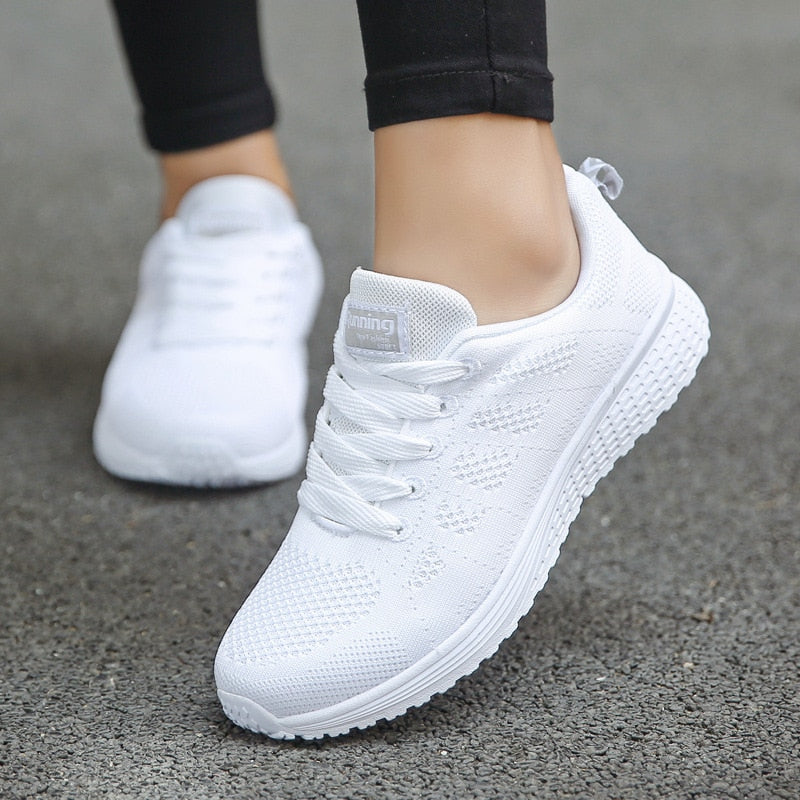 Women's Ergonomic Lightweight Breathable Mesh Sneakers Casual Walking Running Comfort Everyday Shoes - Lolly 