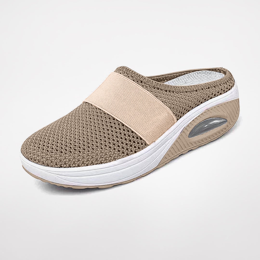 Women's Ergonomic Orthopedic Slip-On Slippers Cushioned Air Sole Non-Slip Comfort Walking Casual - Lolly 