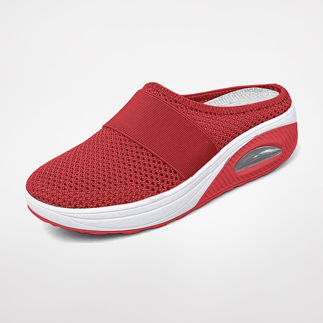 Women's Ergonomic Orthopedic Slip-On Slippers Cushioned Air Sole Non-Slip Comfort Walking Casual - Lolly 