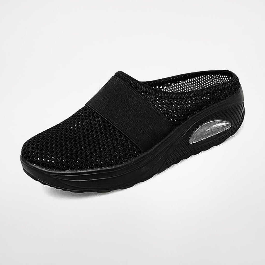 Women's Ergonomic Orthopedic Slip-On Slippers Cushioned Air Sole Non-Slip Comfort Walking Casual - Lolly 