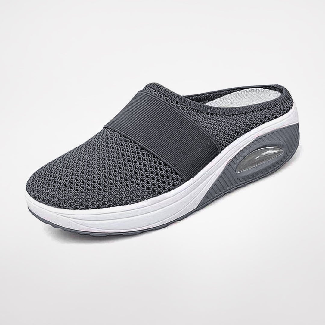 Women's Ergonomic Orthopedic Slip-On Slippers Cushioned Air Sole Non-Slip Comfort Walking Casual - Lolly 