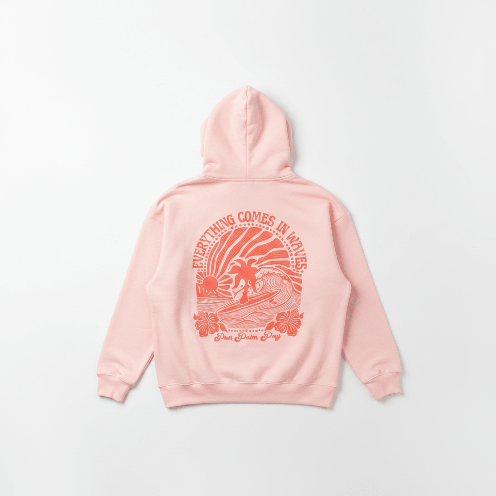 Women's Graphic Hoodie Surf Print Casual Pullover Streetwear Everyday Comfort - Lolly 
