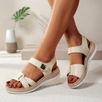Women's Orthopedic Adjustable Strap Platform Sandals Open Toe Casual Summer Sandals – Sophia - Lolly 
