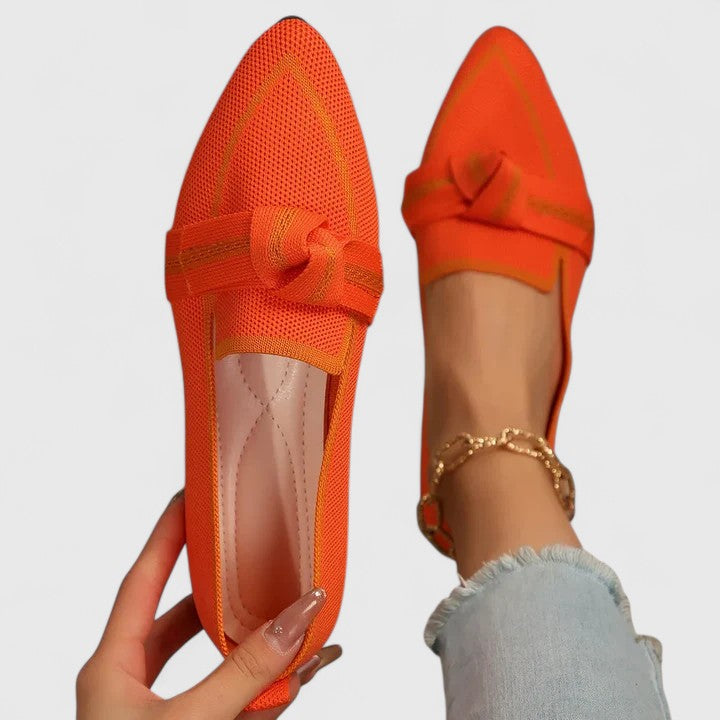 Women's Orthopedic Arch Support Pointed Toe Loafers Chic Versatile Slip-On Flat – Maricela - Lolly 