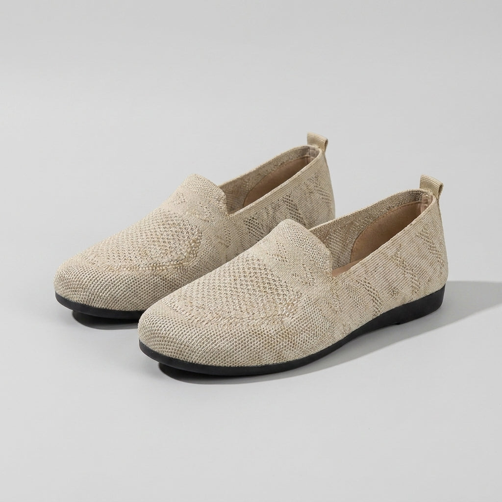 Women's Orthopedic Lightweight Slip-On Shoes Knit Breathable Casual Everyday Comfort Shoes – Stella - Lolly 