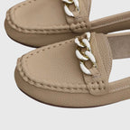 Women's Orthopedic Loafers Cushioned Insole Gold Chain Detail Luxury Everyday Flat – Melissa - Lolly 
