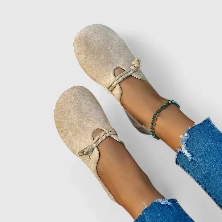 Women's Orthopedic Loafers Cushioned Support Slip-On Ergonomic Flat Everyday Comfort – Isabella - Lolly 