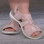 Women's Orthopedic Sandals Adjustable Strap Open Toe Cushioned Sole Comfortable Summer Walking - Lolly 