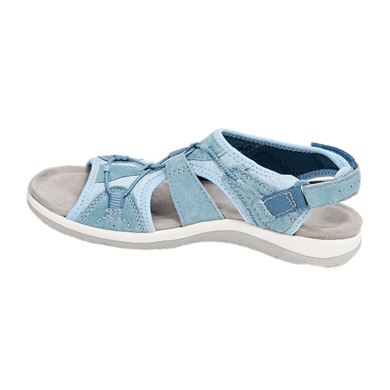 Women's Orthopedic Sandals Adjustable Strap Open Toe Cushioned Sole Comfortable Summer Walking - Lolly 