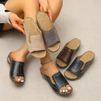 Women's Orthopedic Slip-On Wedge Slide Sandals Open Toe Arch Support Casual Summer Shoes – Camilla - Lolly 
