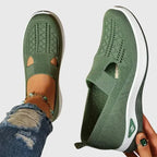 Women's Orthopedic Walking Shoes Cushioned Slip-On Ergonomic Arch Support Everyday Comfort – Lora - Lolly 