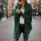 Women's Oversized Batwing Knitted Cardigan Open Front Boho Casual Everyday Sweater Outerwear – Mult - Lolly 