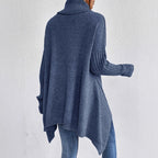 Women's Oversized Cashmere Turtleneck Sweater Loose Warm Soft Knit Casual Winter Cozy – Ella - Lolly 