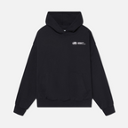 Women's Oversized Hoodie With Love Graphic Print Fleece Streetwear Casual Everyday Sweatshirt – Black - Lolly 