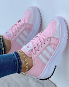 Women's Pain-Relieving Comfort Trainers Cushioned Sole Lightweight Breathable Casual Everyday Walking Work Errands Street Style – EasyWalk - Lolly 