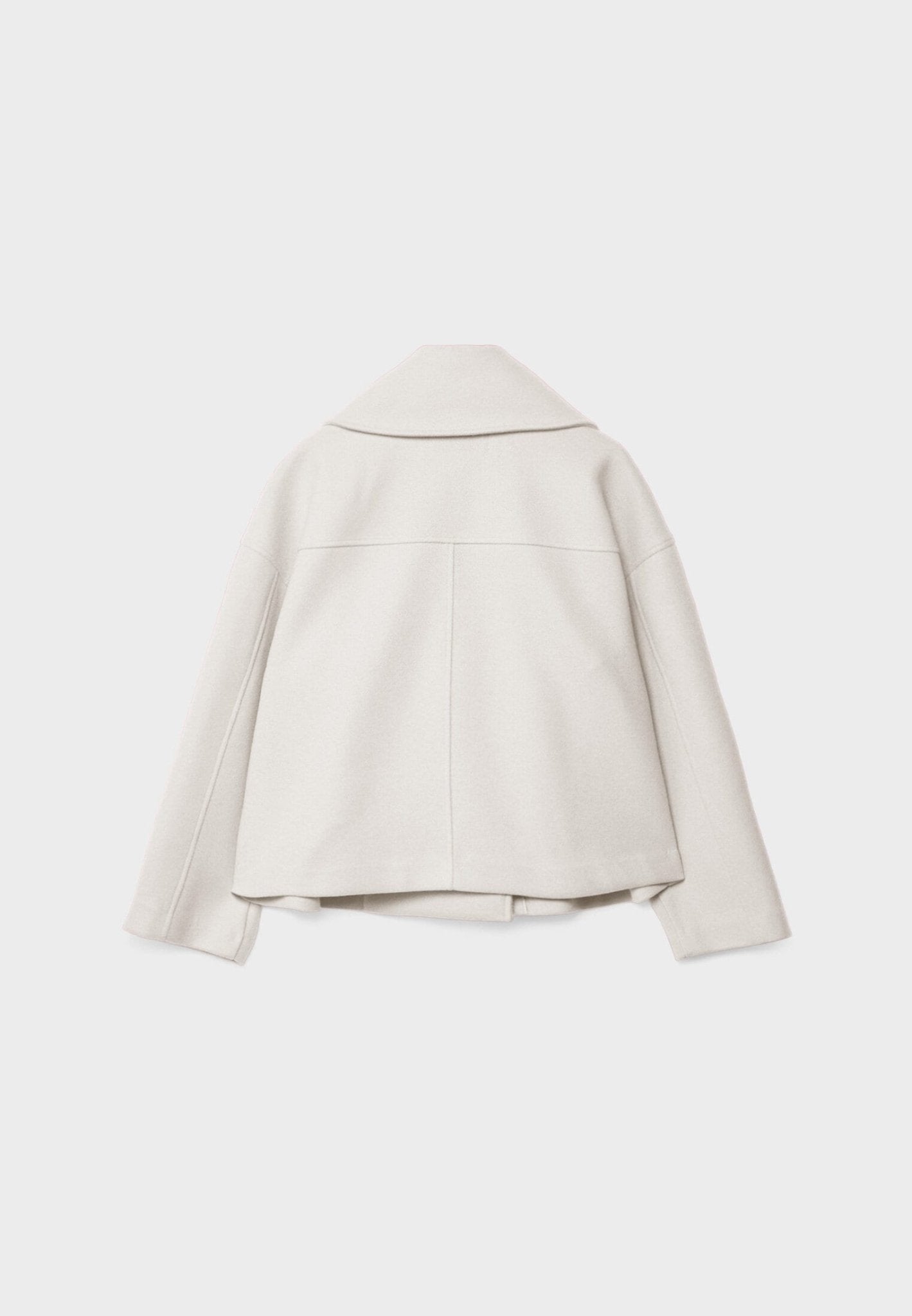 Women's Short Double-Breasted Jacket Lapel Collar Button Placket Casual Chic Cropped Coat – Heidi - Lolly 