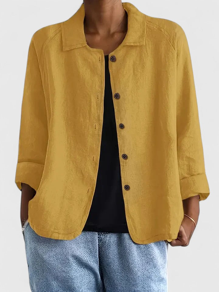 Women's Sophisticated Loose Fit Knit Top All-Day Comfort Transitional Weather Cozy – Claudine - Lolly 