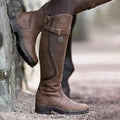 Women's Waterproof Knee-High Riding Boots Winter Equestrian Tall Leather - Lolly 