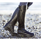 Women's Waterproof Knee-High Riding Boots Winter Equestrian Tall Leather - Lolly 
